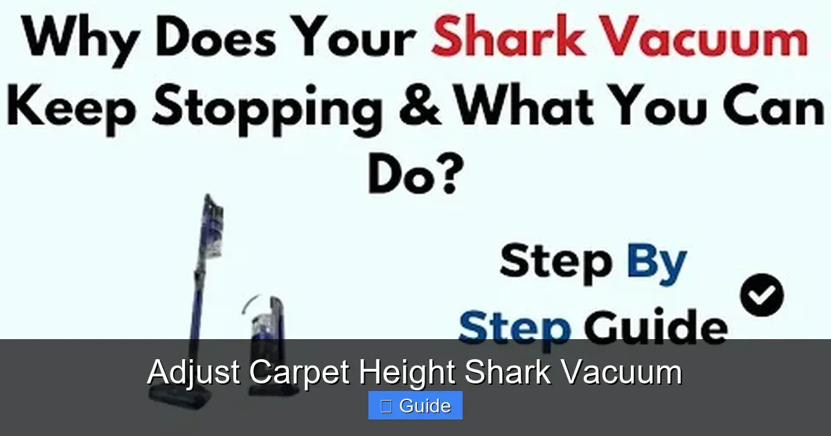 adjustable height settings upright vacuums