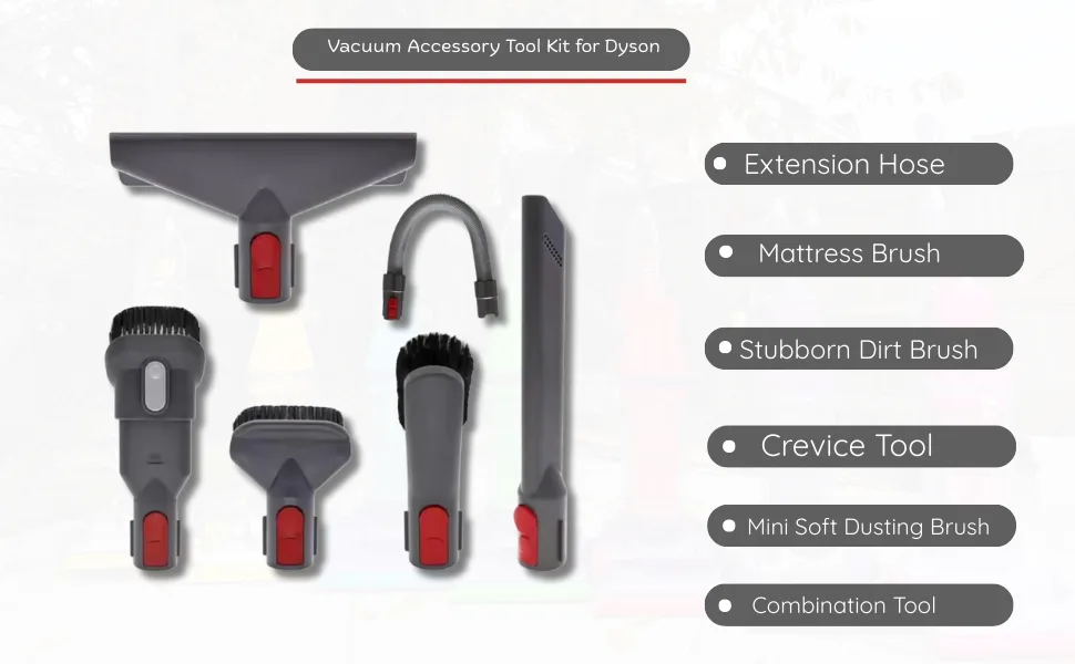 vacuum attachment switch soft roller crevice tool